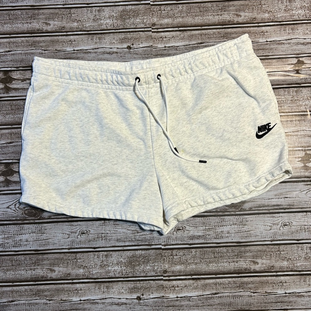 Nike Women's Light Gray Athletic Shorts